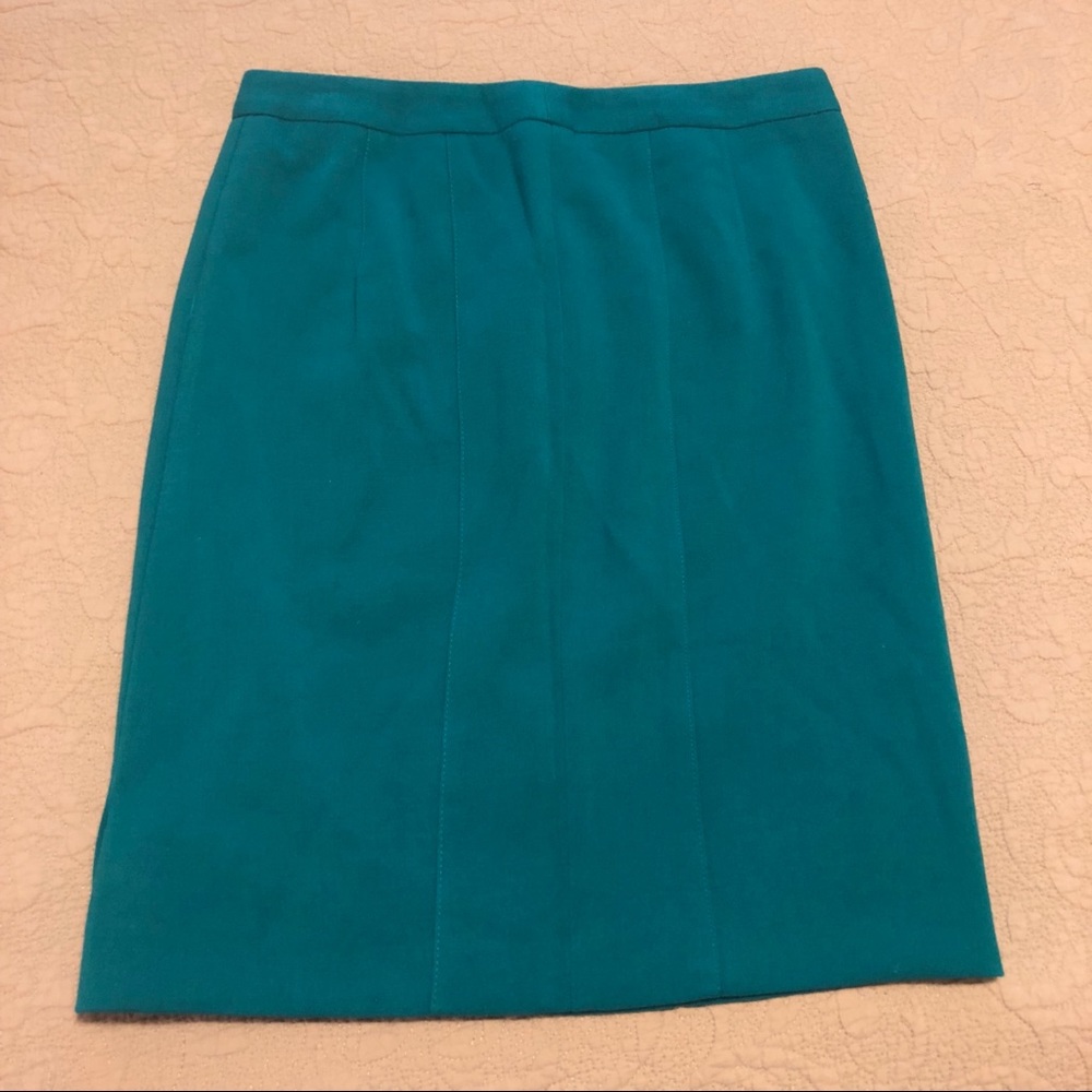Teal Pencil Skirt - Sz 4